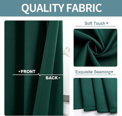 ChrisDowa Blackout Curtains 36 Inches Long - Image 3