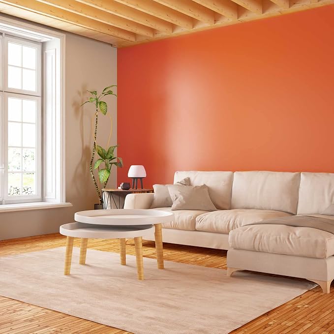 Orange Peel and Stick Wallpaper, 15.7 X 315 inches Renter Friendly Wallpaper - Image 4