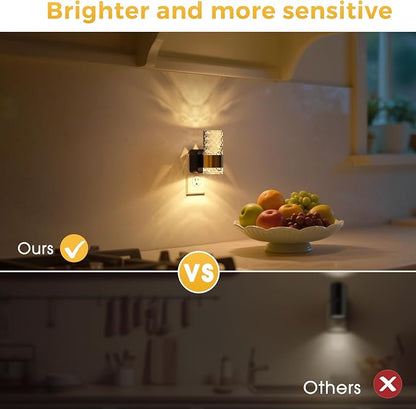 L LOHAS LED Night Light, Modern Night Lights Plug into Wall, 2 Pack 3000K Soft - Image 6