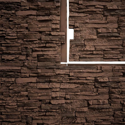 EverStone Canyon Ridge Faux Stone Panel, 45 3/4"W x 24 1/2"H x 1 1/4"D - Image 9