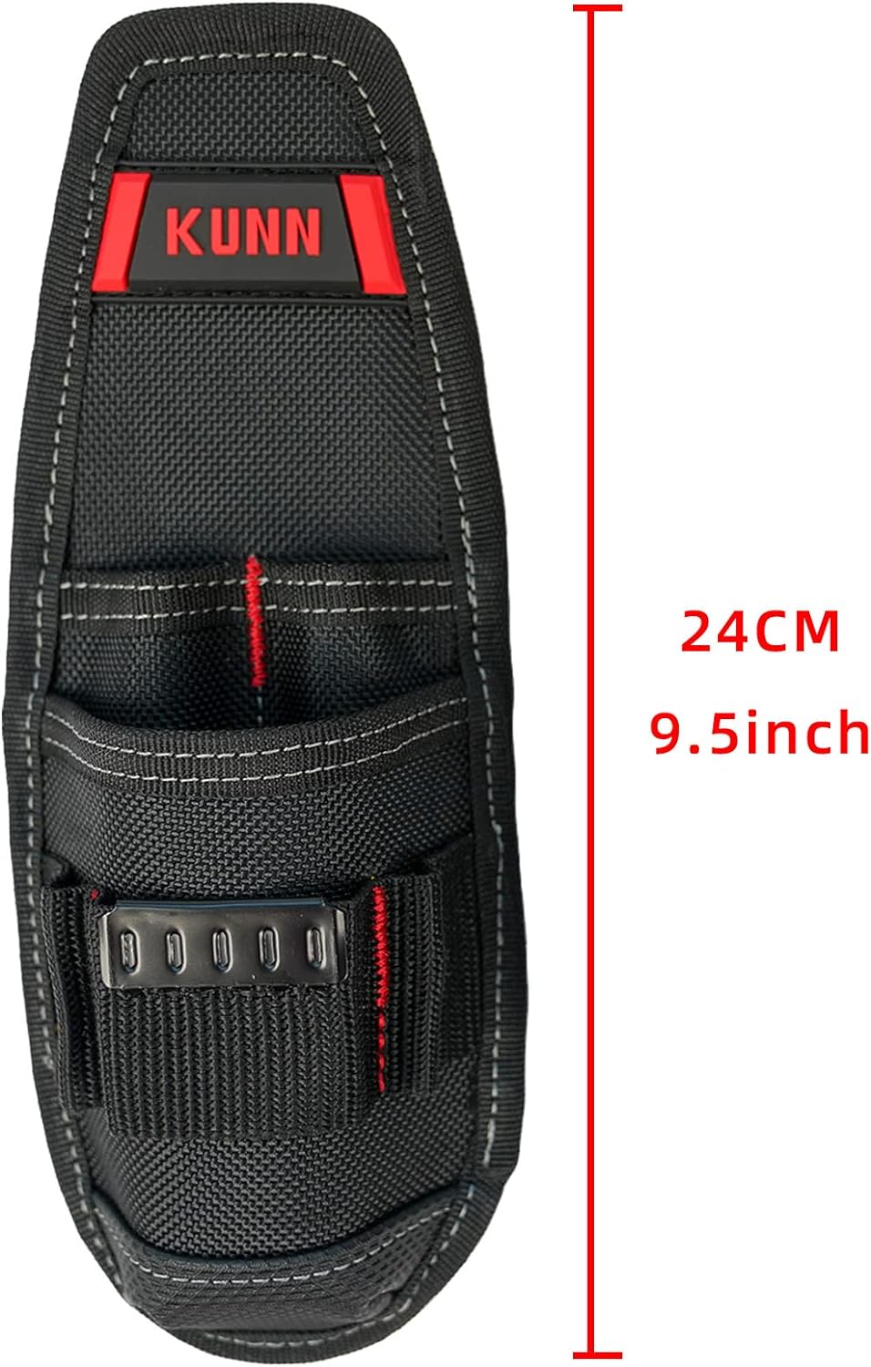 KUNN Construction Tool Holder Small Electrician's Tool Pouch for Tool Belt