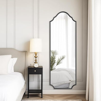 WallBeyond Arched Full Length Mirror Wall Mounted, Living Room, Hanging or - Image 4