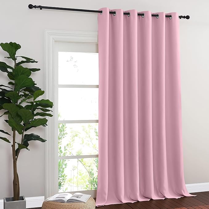 NICETOWN Rouge Pink Blackout Curtains - Image 7