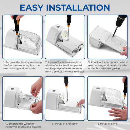 CINOTON 26W LED Wall Pack Light - Image 10