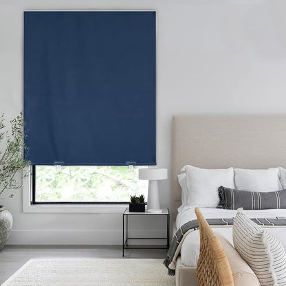 LazBlinds 100% Blackout Door Curtain, No Tools No Drill Cordless Blinds - Image 6