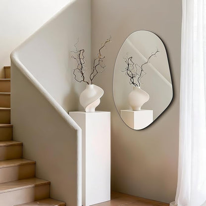 FICTOR Irregular Asymmetrical Wall Mirror, Living Room, Dining Room - Image 4
