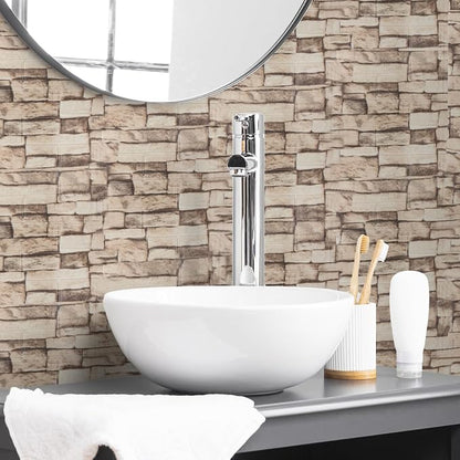 10PCS 3D Wall Panels Peel and Stick Foam, Self-Adhesive Decorative 3D Brick - Image 2