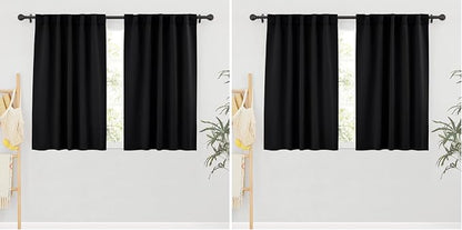 RYB HOME Short Bedroom Blackout Curtains by RYBHOME
