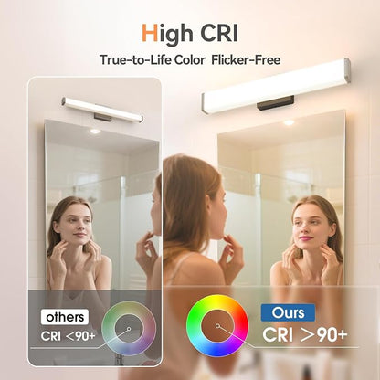 Amico Bathroom Vanity Light Over Mirror 24 inch, Dimmable 5CCT Led Vanity Lights - Image 6