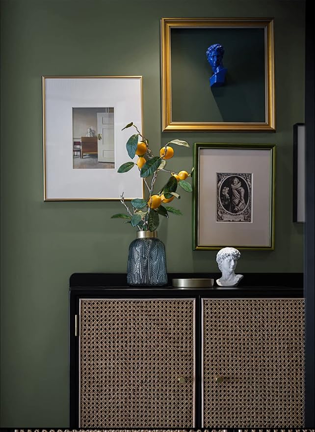Dimoon 236''x17.7'' Green Peel and Stick Wallpaper Contact Paper Modern Self - Image 6