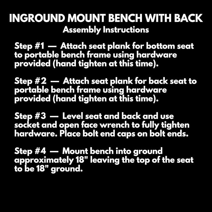 Coated Outdoor Furniture Heavy-Duty Outdoor Bench Thermoplastic Coated, Expanded Metal, Commercial-Grade Seating, Made in America (Inground with Back, 6 Ft, Light Blue)