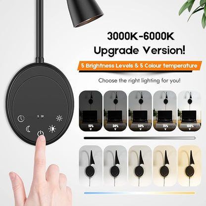 SANKEDOU LED Wall Mount Reading Light, Bedside Reading Lights - Image 4