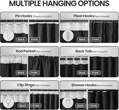 Floor to Ceiling Curtains for Wall Ceiling Mount Track, Room Separator Extra - Image 2