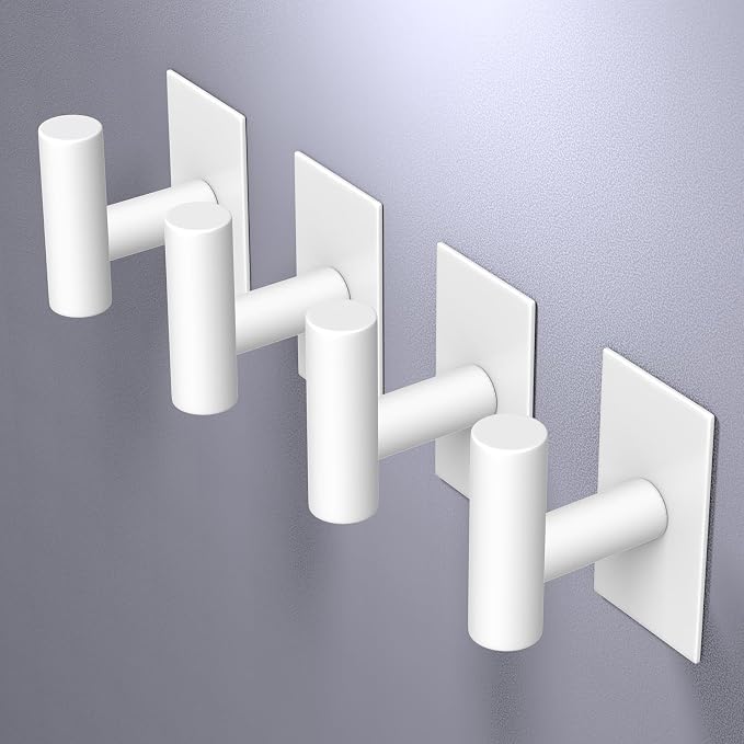 VAEHOLD Wall Towel Hooks, Heavy Duty Sticky Holder Waterproof Towel Hooks - Image 5