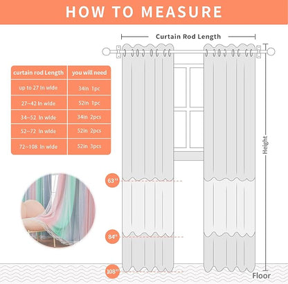 XiDi Pink Grey Girls Curtains for Bedroom, Childs Room Wall Decor Curtain - Image 8
