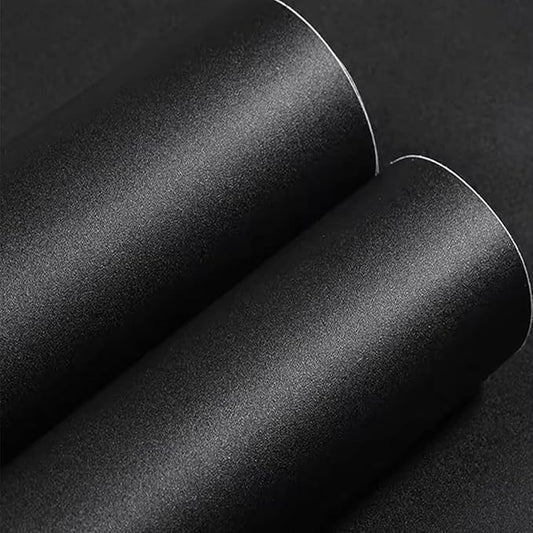 Yancorp 31.5"x394" Matte Black Contact Paper Peel and Stick Wallpaper Removable - Image 2