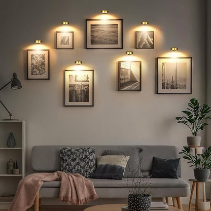 Picture Light for Wall with 2500mAh Rechargeable Battery, Wireless Painting Art - Image 2