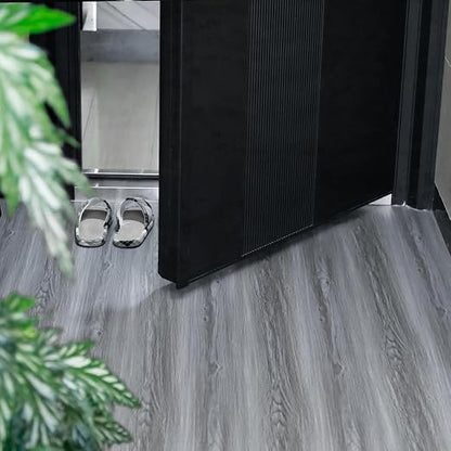 Wood Grain Peel and Stick Floor Tiles – 11.8” Width, Full Roll Length of 118" – - Image 2