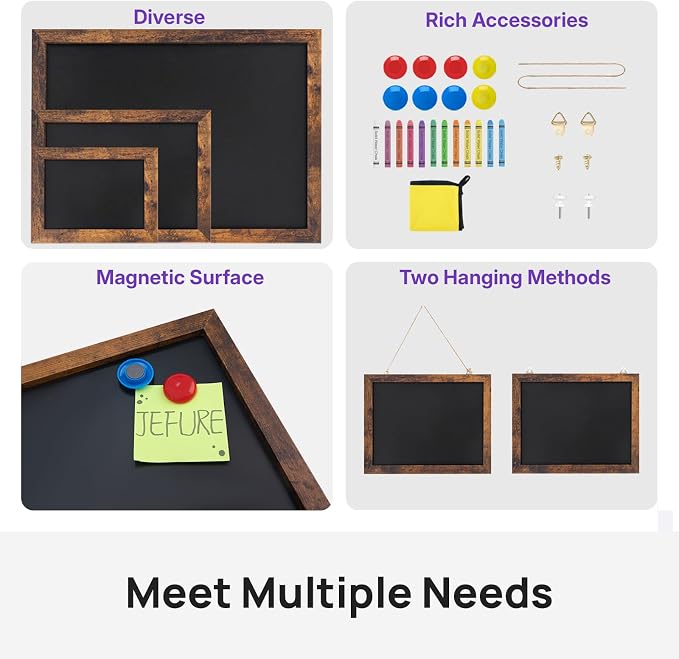 Magnetic Chalkboard, 20x30 Inches Blackboard - Image 4