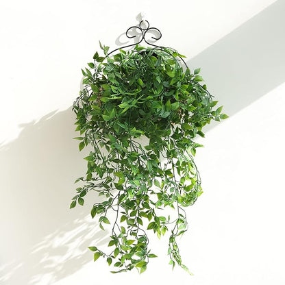 Whonline 3 Pack Artificial Hanging Plants Fake Plants - Image 6