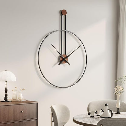36 Inch Wall Clock Extra Large Minimalist Metal Clock - Image 3