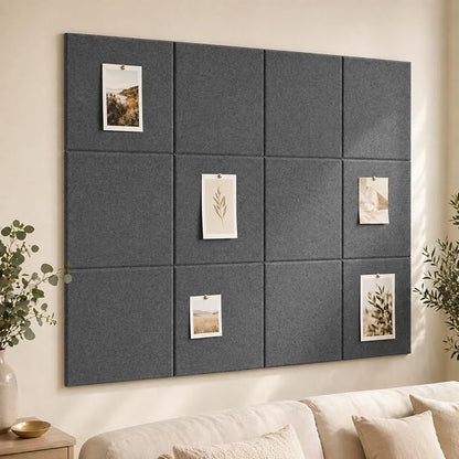 Large Cork Boards for Walls – 36" x 24" Self Adhesive Felt Wall Tiles - Image 7