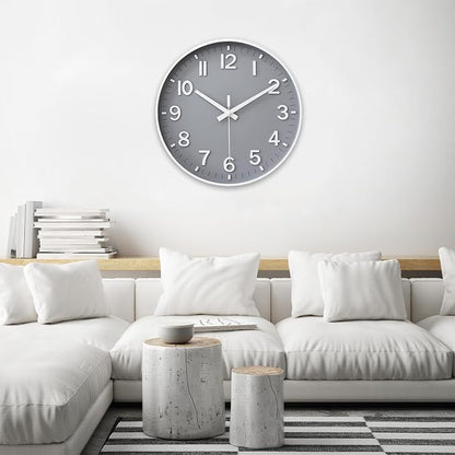 HZDHCLH Wall Clocks Battery Operated, Wall Clock Gray, 10 inch Wall Clock - Image 7