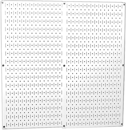 Wall Control 30-P-3232W White Metal Pegboard Pack by Wall+Control