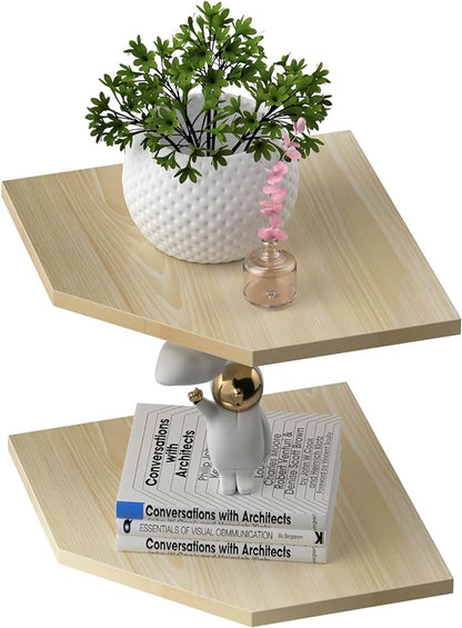 JJL Corner Shelving, Easy-to-Assemble, Floating Shelf by Unknown