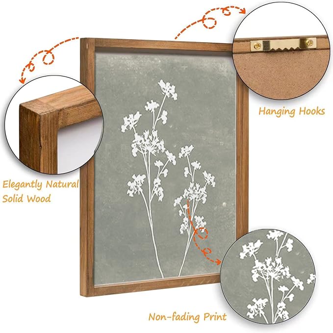 Liswit Framed Boho Wall Art Set of 4 - Image 5