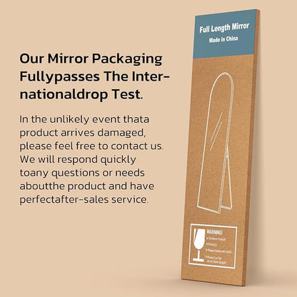 63"x20" Arched Full Length Mirror - Image 7