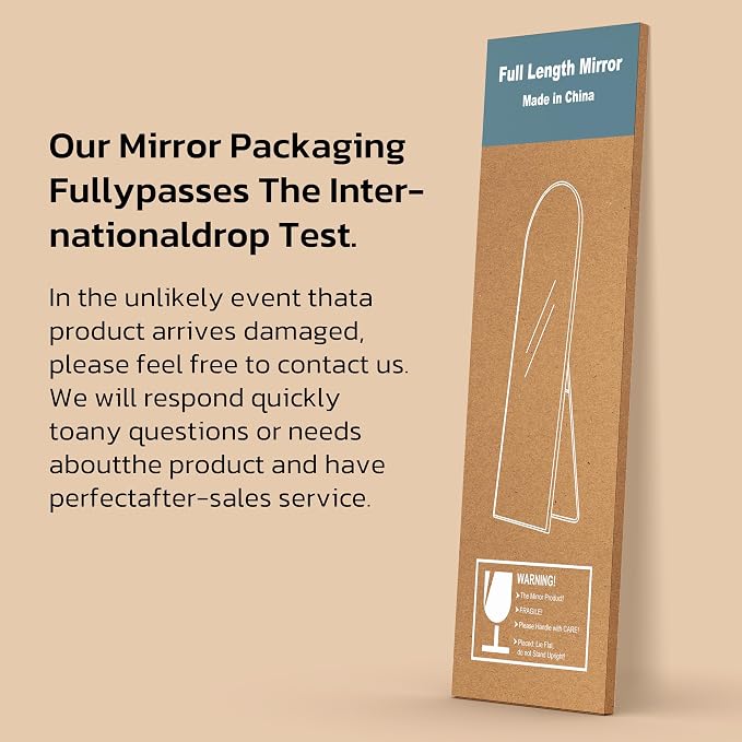 Arched Full Length Mirror with LED Lights, Body Floor Mirrors with Dimming & 3 - Image 7