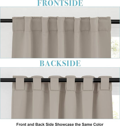 RYB HOME Bathroom Curtains Blackout - Image 3