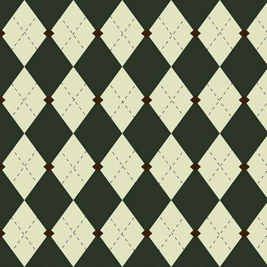 Simon&Siff Retro Peel and Stick Wallpaper Black and Green Wallpaper Vintage by SimonSiff