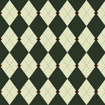 Simon&Siff Retro Peel and Stick Wallpaper Black and Green Wallpaper Vintage by SimonSiff