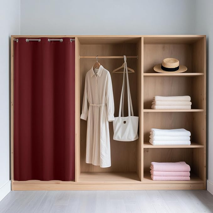 Joydeco Blackout Door Curtain for Doorway Privacy 84 Inches Long, Grommet - Image 3