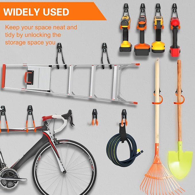 HUPBIPY 18 Pack Garage Hooks Heavy Duty Utility Steel - Image 4