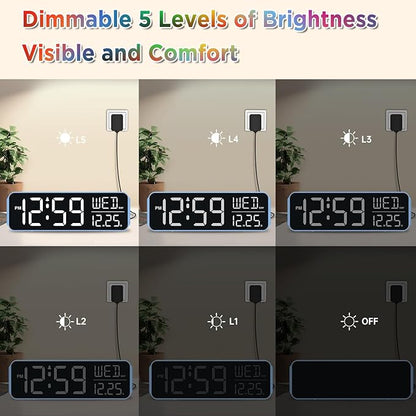 Peakeep Loud Digital Alarm Clock Large Display - Image 4