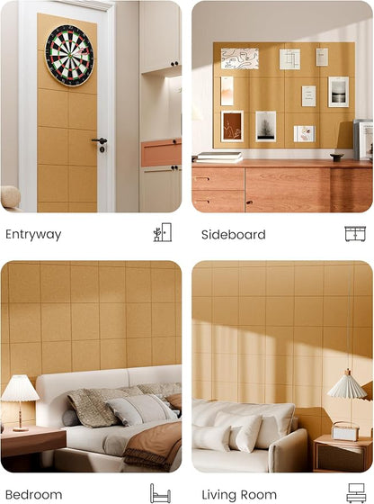 Bumusty Large Cork Board 48" x 36" Alternative - Image 5