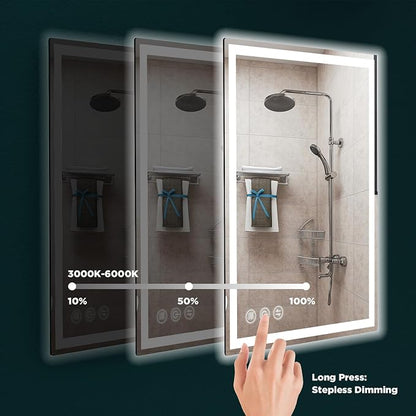 LED Bathroom Mirror 24"x 32" - Image 5