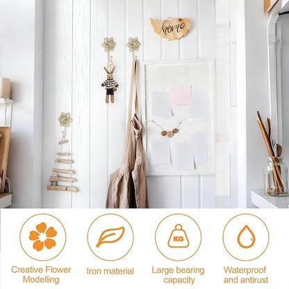 MOROBOR Flower Decorative Wall Hooks - Image 3