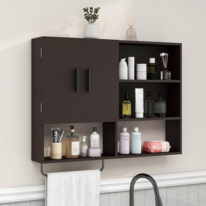 Medicine Cabinet, Wooden Bathroom Wall Cabinet by Unknown