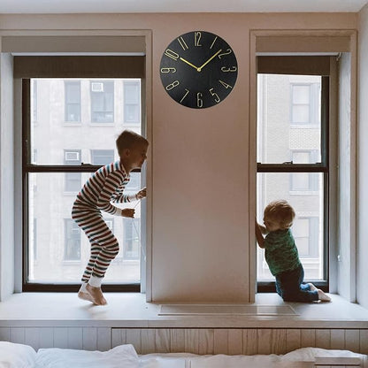 Wall Clock, Silent Clock, Wall Clocks Battery Operated， 12 inch Modern Wall - Image 6