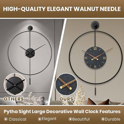Large Modern Wall Clock, Wall Clocks - Image 5