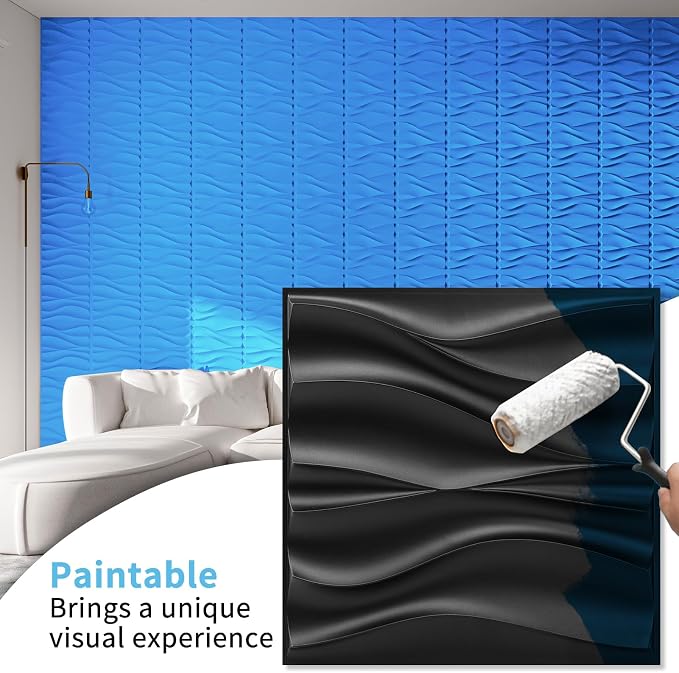 Art3d 20 Pack Decorative 3D Wall Panels, 19 Sq.Feet PVC Interior Wall Décor - Image 3