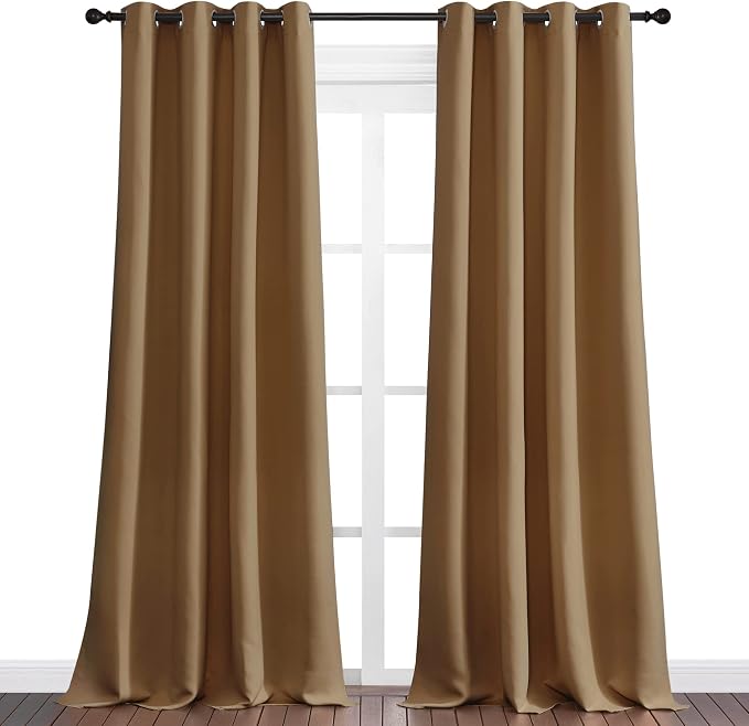 NICETOWN Sleek Blackout Curtains 108 inches Length - Image 2