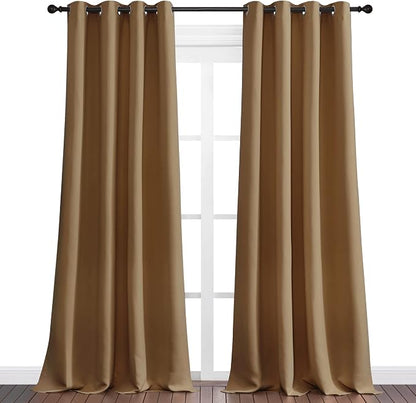 NICETOWN Sleek Blackout Curtains 108 inches Length - Image 2