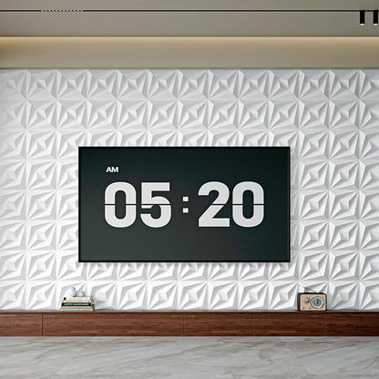 AMZDEPOT 3D Wall Panels for Interior Wall Decor, 3 Layout Options PVC Textured - Image 9