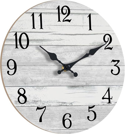 KECYET Wall Clock Battery Operated 14 Inch Large Gray Silent Non Ticking - Image 3