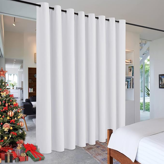 RYB HOME White Separation Room Divider Heavy Duty Share Space Decorative by RYBHOME